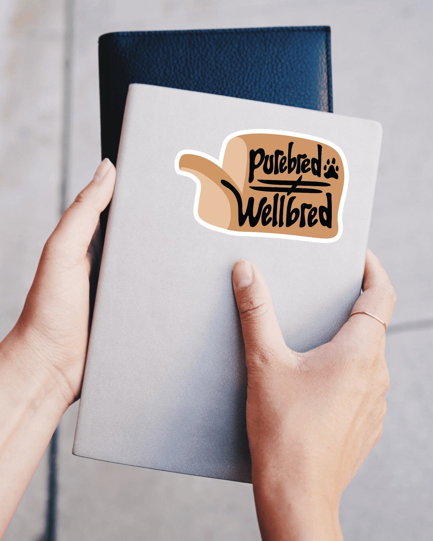 Purebred ≠ Wellbred sticker