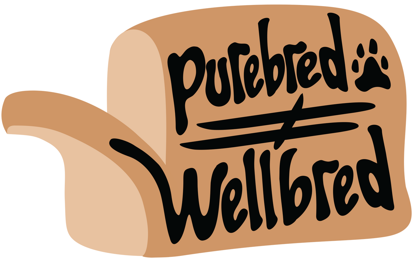 Purebred ≠ Wellbred sticker